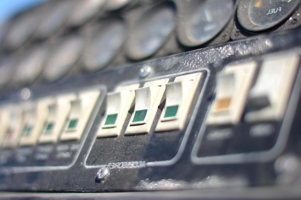 Industrial facility high-voltage electrical installation with control panels and safety systems